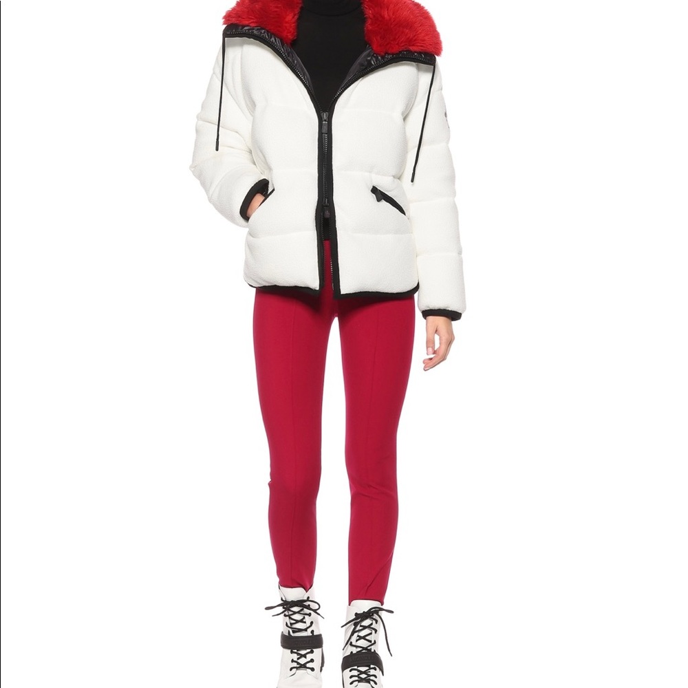 Moncler Grenoble Faux-fur trimmed ski jacket